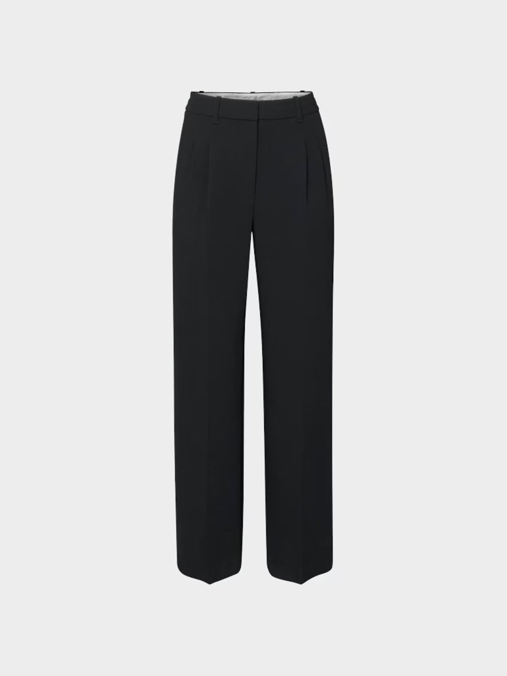 Aritzia The Effortless Pants Regular Length Crepette Black Size 0